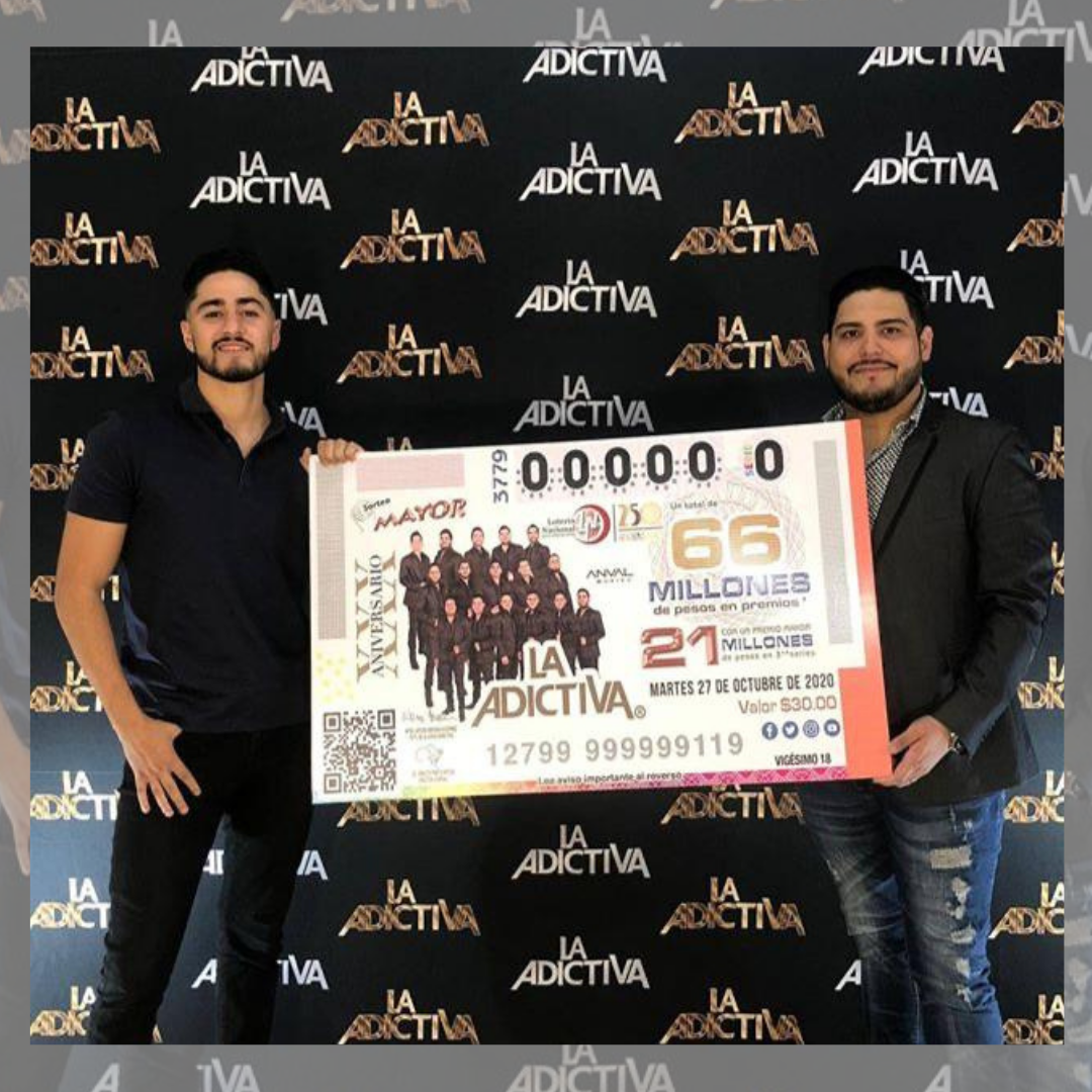 “La Adictiva” presente en el Billete de Lotería