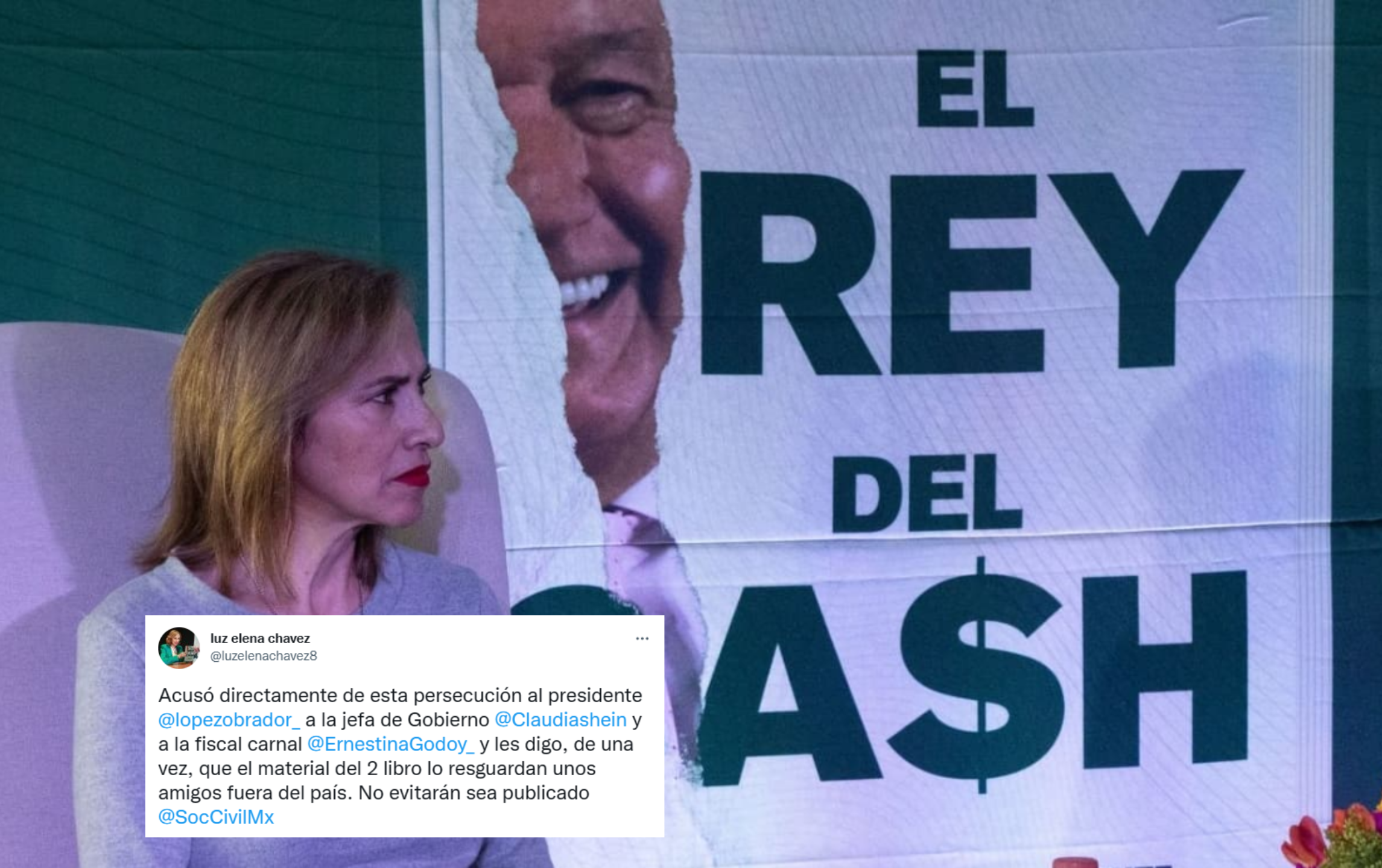 “No evitarán que saque segundo libro” La autora de “El Rey del Cash” denuncia persecución