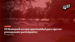 El Skatepark es una oportunidad para ejercer presupuesto participativo