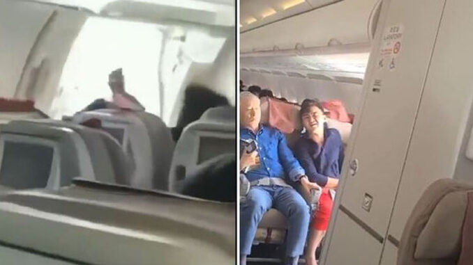 Arrestan a pasajero que abrió puerta de emergencia de un avión