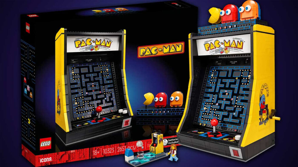 LEGO da vida al clásico juego con su máquina arcade funcional de Pac-Man