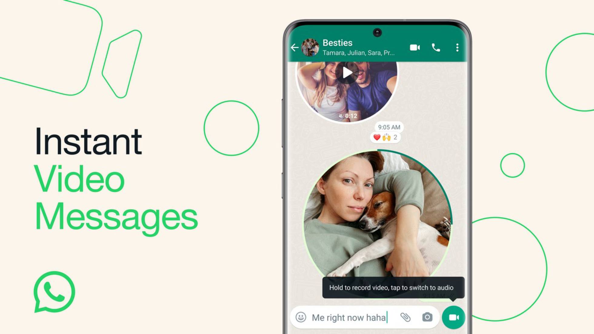 Descubre la nueva función de WhatsApp para enviar mensajes de video
