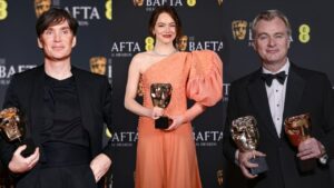 Los galardonados en la ceremonia de los premios BAFTA 2024