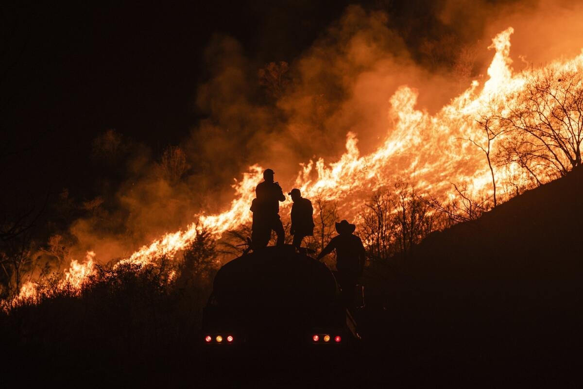 Se presentan incendios forestales en México