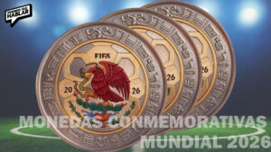 México lanza monedas conmemorativas rumbo al Mundial 2026