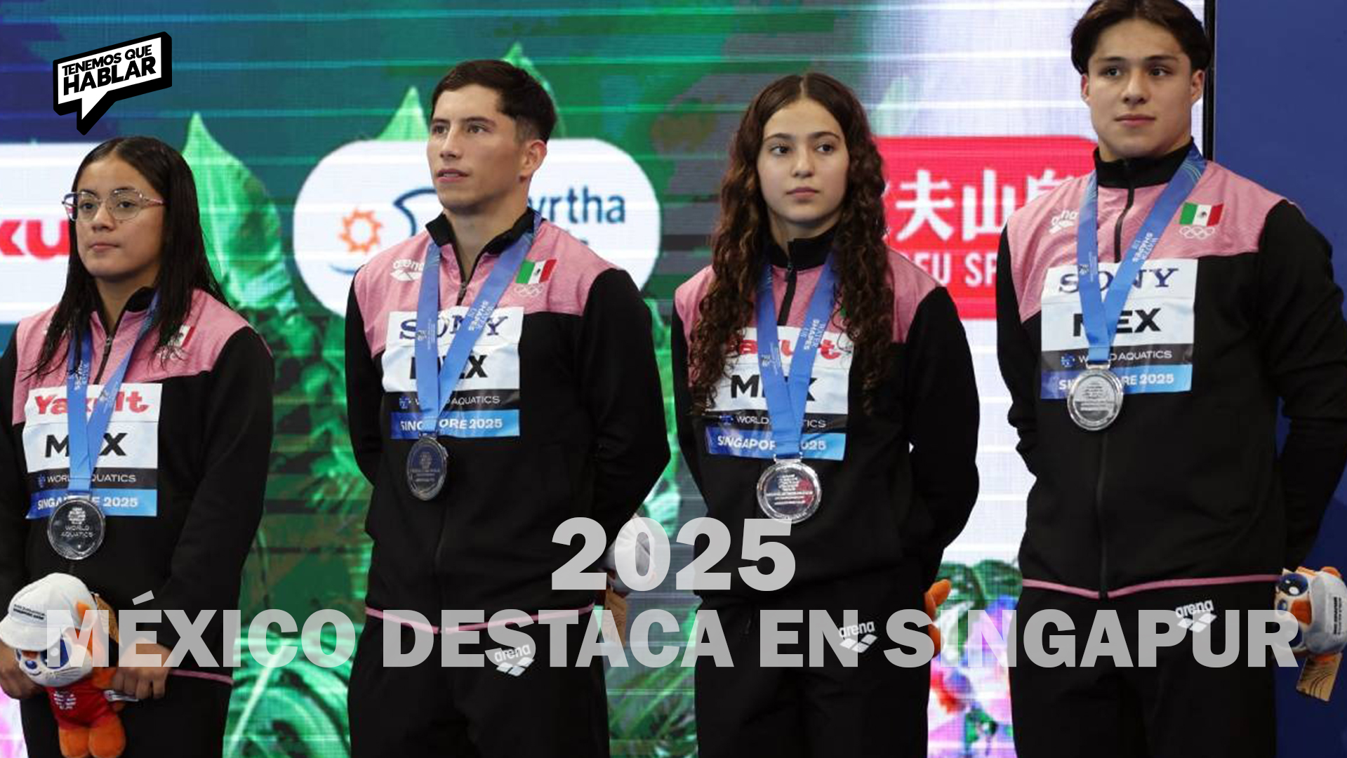 México destaca en Singapur 2025: medallas, récords y nuevas promesas en deportes acuáticos