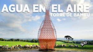 Torre de bambú: innovación que convierte aire en agua