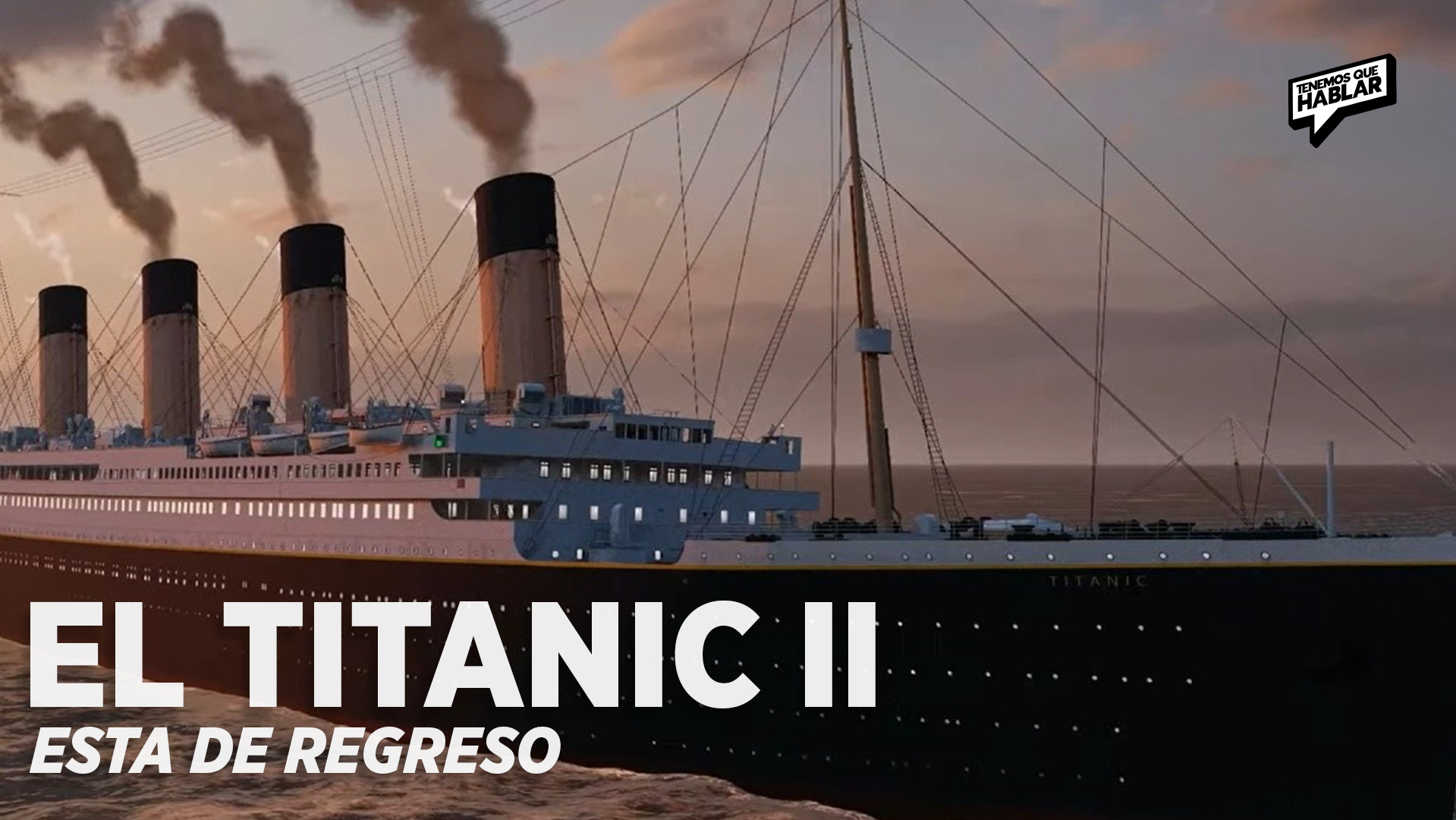 El Titanic volverá a navegar en 2027 con una réplica moderna del legendario barco