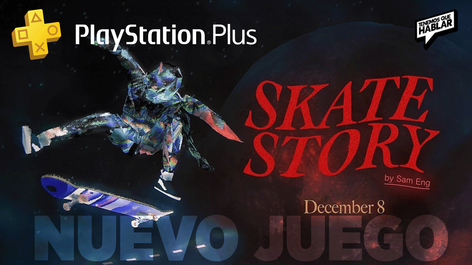 Skate Story llega a PlayStation Plus: un viaje del infierno a la libertad