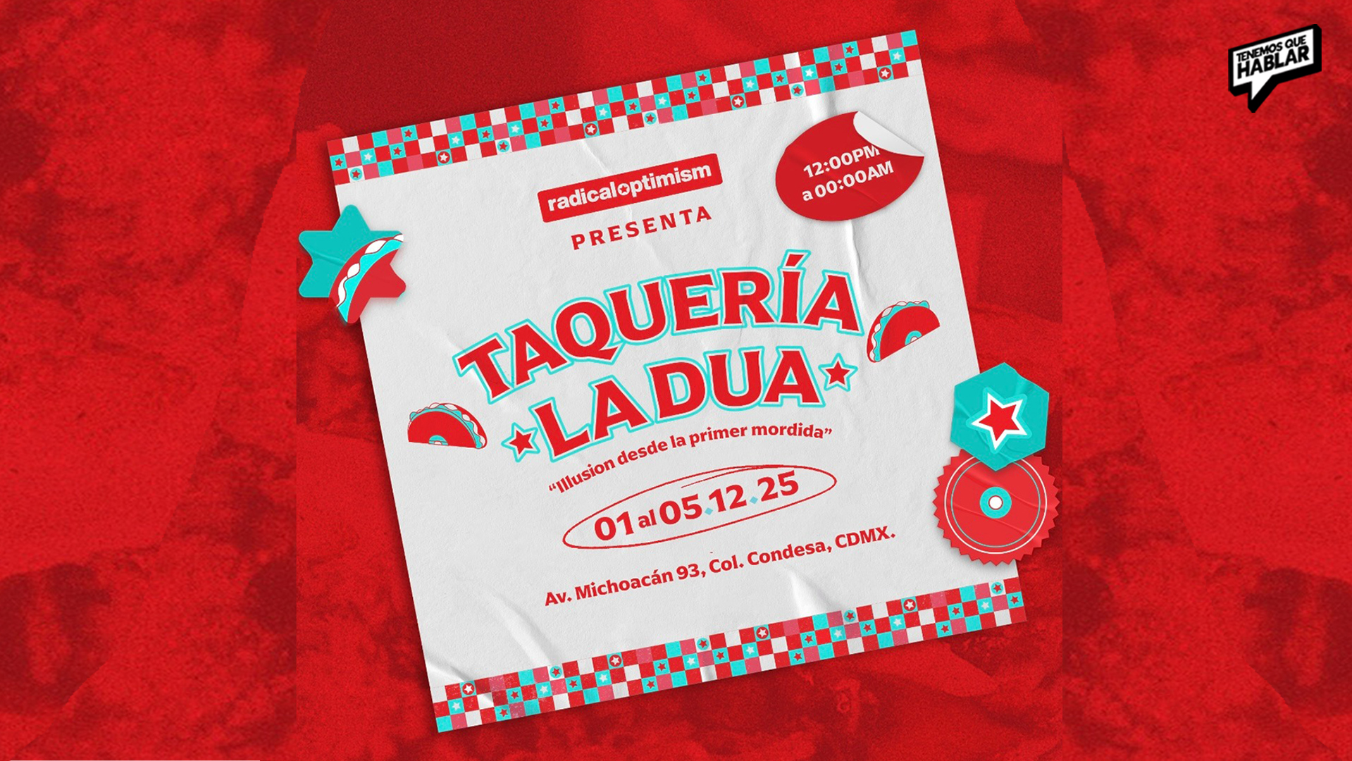 La taquería temporal que llega para celebrar los conciertos de Dua Lipa en México