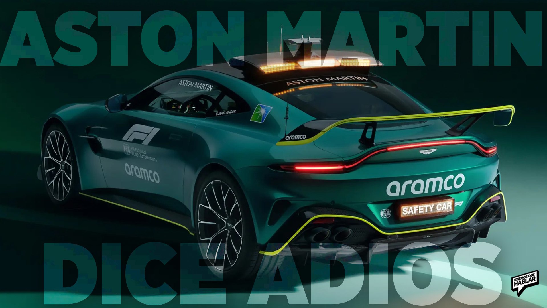 Adiós al Safety Car de Aston Martin en la F1